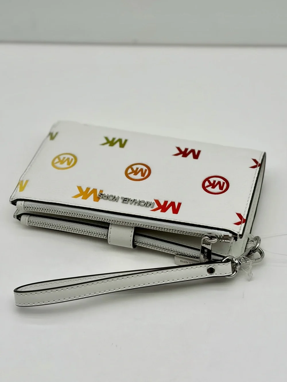 MICHAEL KORS Jet Set Travel Large Double Zip Wallet Wristlet
